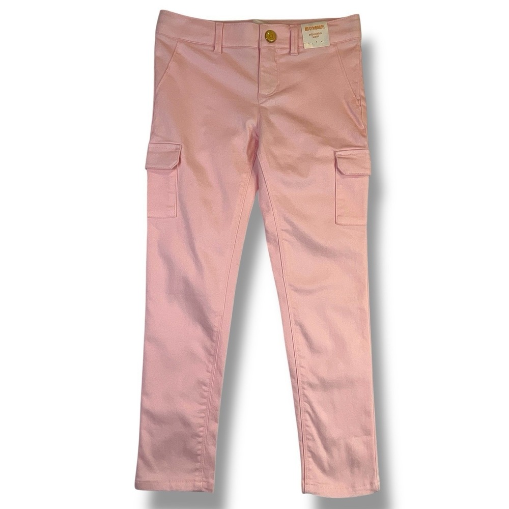 Gymboree Girl's Light Pink Cargo Pocket Adjustable Waist pants Size 8 New Spring